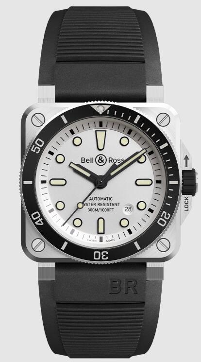 Bell & Ross BR 03-92 DIVER WHITE BR0392-D-WH-ST/SRB Replica Watch